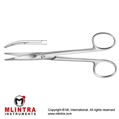 Mayo-Stille Dissecting Scissor Curved - With Chamfered Blades Stainless Steel, 17 cm - 6 3/4"
